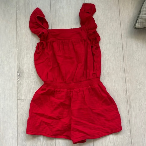 Cat & Jack girls gauze cotton romper Sz 10-12 - Picture 1 of 3